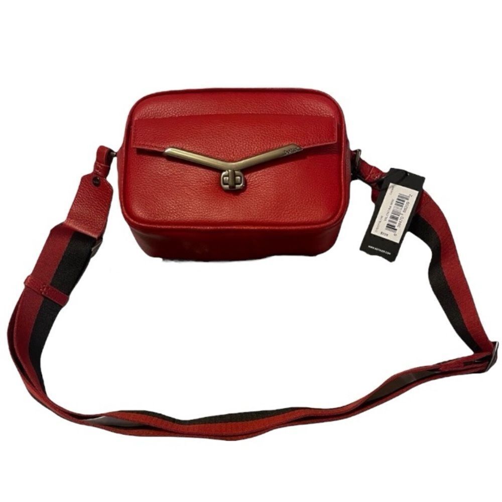 Botkier Valentina Mini Camera Crossbody in Cherry/Gunmetal